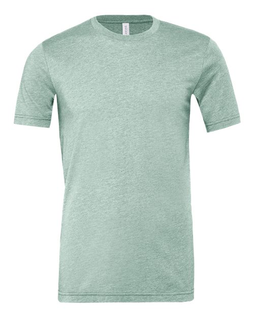 BELLA + CANVAS CVC Jersey Tee (Part 5 of 7) - Heather Prism Dusty Blue