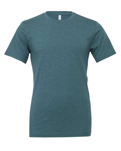 BELLA + CANVAS CVC Jersey Tee (Part 2 of 7) - Heather Deep Teal