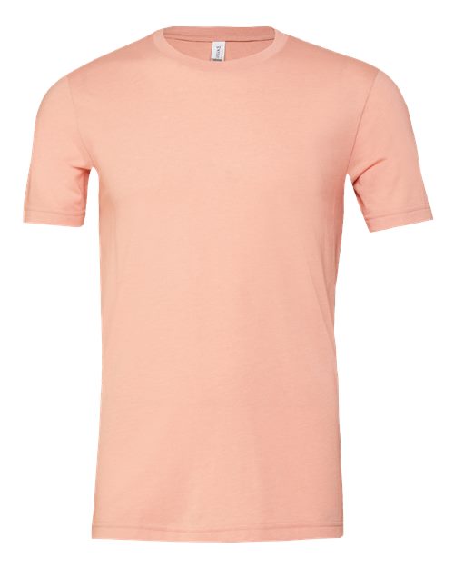 BELLA + CANVAS CVC Jersey Tee (Part 4 of 7) - Heather Peach