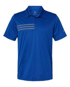 Adidas Men's 3-Stripes Chest Polo - Collegiate Royal/ Grey Three