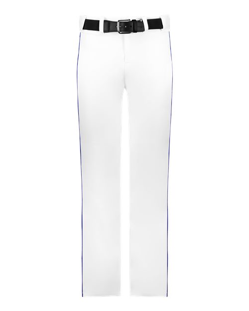 Alleson Athletic Youth Baseball Pants With Braid - White/ Purple
