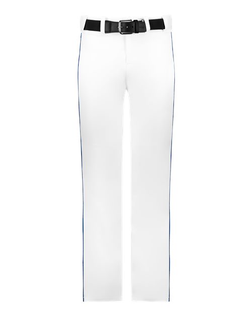 Alleson Athletic Youth Baseball Pants With Braid - White/ Royal
