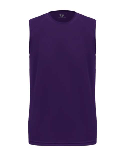 Badger Youth B-Core Sleeveless T-Shirt - Purple