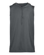 Badger Youth B-Core Hooded Sleeveless T-Shirt - Graphite