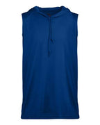 Badger Youth B-Core Hooded Sleeveless T-Shirt - Royal