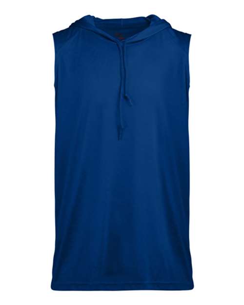 Badger Youth B-Core Hooded Sleeveless T-Shirt - Royal