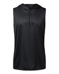 Badger Men's B-Core Hooded Sleeveless T-Shirt - Black