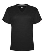 Badger Women's FitFlex Performance V-Neck T-Shirt - Black