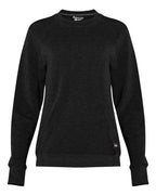 Badger Women's FitFlex French Terry Crewneck Sweatshirt - Black