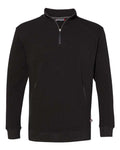 Badger Men's FitFlex French Terry Quarter-Zip Pullover - Black