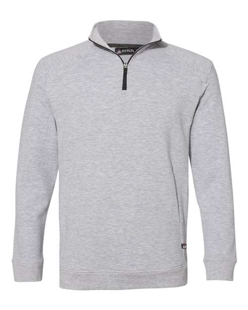 Badger Men's FitFlex French Terry Quarter-Zip Pullover - Oxford