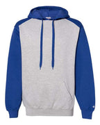Badger Unisex Sport Athletic Fleece Hooded Sweatshirt - Oxford/ Royal