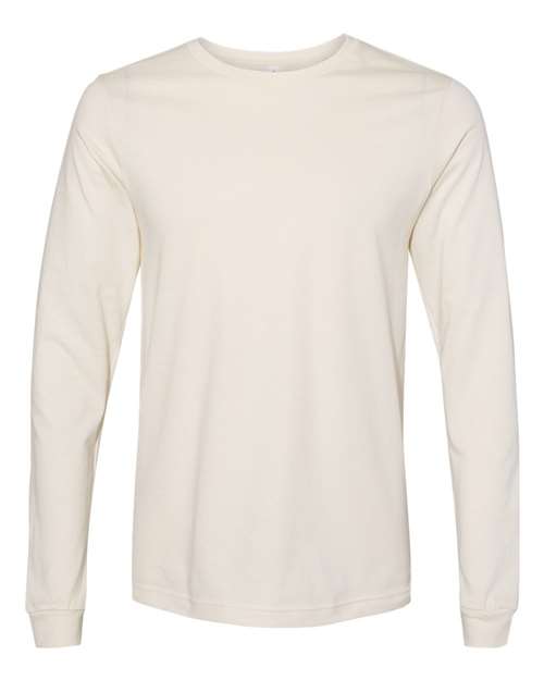 BELLA + CANVAS Unisex Jersey Long Sleeve Tee (Part 2 of 4) - Natural