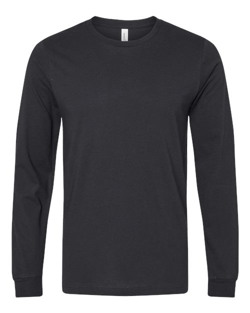 BELLA + CANVAS Unisex Jersey Long Sleeve Tee (Part 3 of 4) - Vintage Black