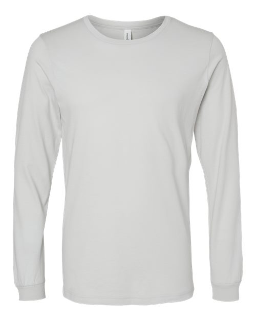 BELLA + CANVAS Unisex Jersey Long Sleeve Tee (Part 3 of 4) - Silver