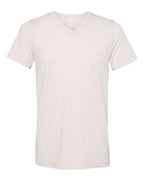 BELLA + CANVAS Unisex Triblend V-Neck Tee - Cement Triblend