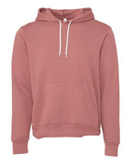 BELLA + CANVAS Unisex Sponge Fleece Hoodie Sweatshirt (Part 3 of 4) - Mauve