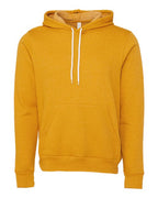 BELLA + CANVAS Unisex Sponge Fleece Hoodie Sweatshirt (Part 2 of 4) - Heather Mustard