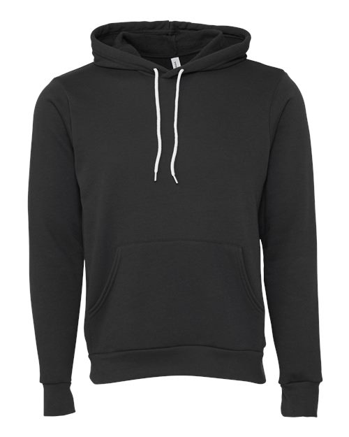 BELLA + CANVAS Unisex Sponge Fleece Hoodie Sweatshirt (Part 2 of 4) - DTG Dark Grey