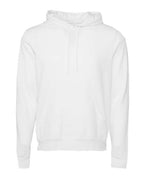 BELLA + CANVAS Unisex Sponge Fleece Hoodie Sweatshirt (Part 2 of 4) - DTG White