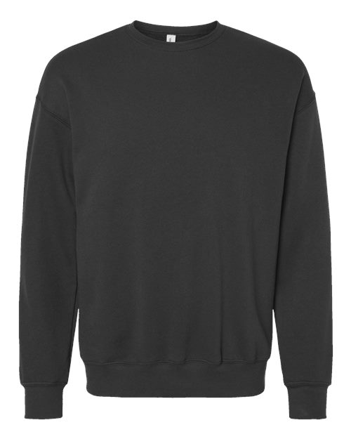 BELLA + CANVAS Unisex Sponge Fleece Drop Shoulder Crewneck Sweatshirt (Part 1 of 2) - Dark Grey