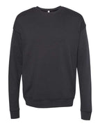 BELLA + CANVAS Unisex Sponge Fleece Drop Shoulder Crewneck Sweatshirt (Part 1 of 2) - DTG Dark Grey