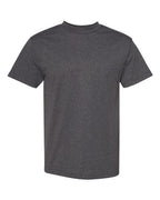 American Apparel Unisex Heavyweight Cotton Tee (Part 1 of 2) - Heather Charcoal