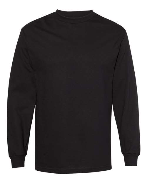 American Apparel Unisex Heavyweight Cotton Long Sleeve Tee - Black