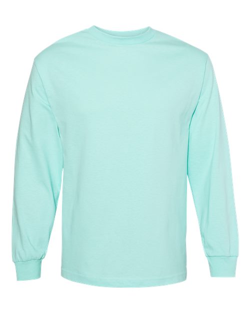 American Apparel Unisex Heavyweight Cotton Long Sleeve Tee - Celadon