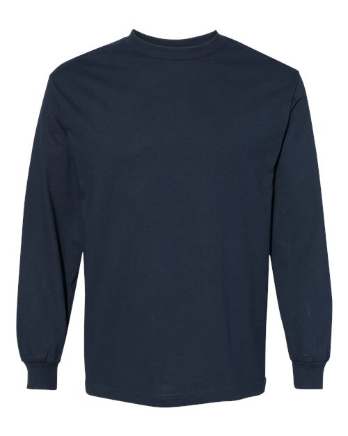 American Apparel Unisex Heavyweight Cotton Long Sleeve Tee - True Navy