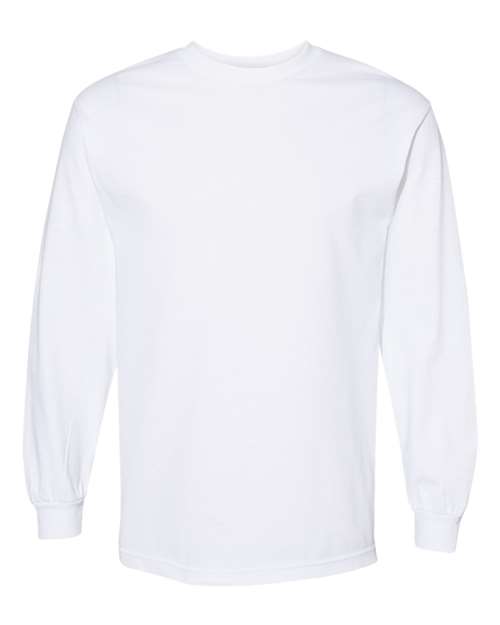 American Apparel Unisex Heavyweight Cotton Long Sleeve Tee - White
