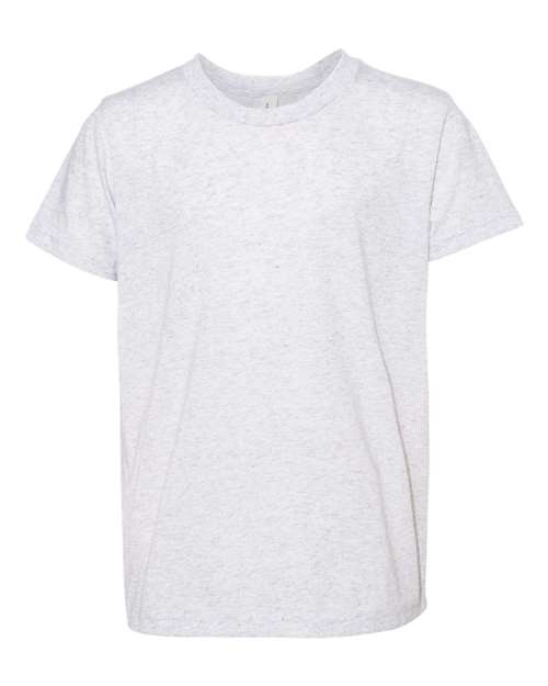 BELLA + CANVAS Youth Triblend Tee - White Fleck Triblend