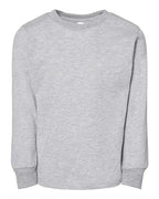 BELLA + CANVAS Toddler Jersey Long Sleeve Tee - Athletic Heather