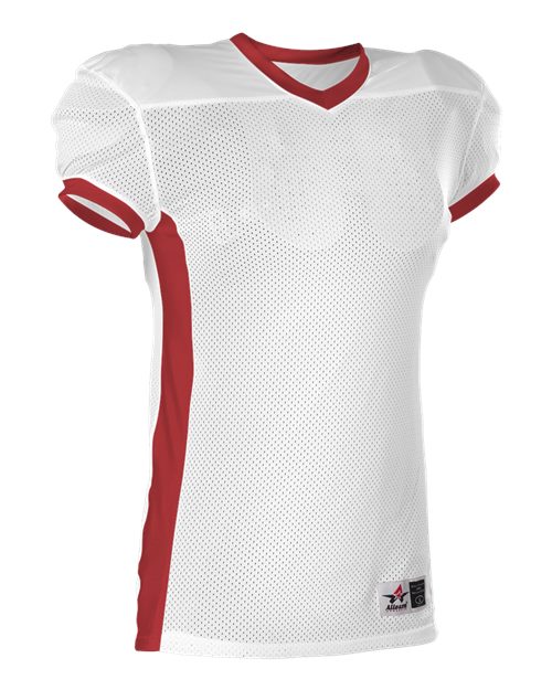 Alleson Athletic Men's Football Jersey (Part 2 of 2) - White/ Red
