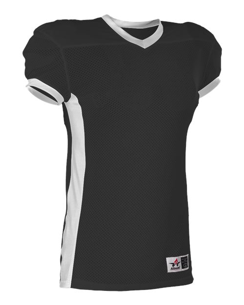 Alleson Athletic Youth Football Jersey (Part 1 of 2) - Black/ White