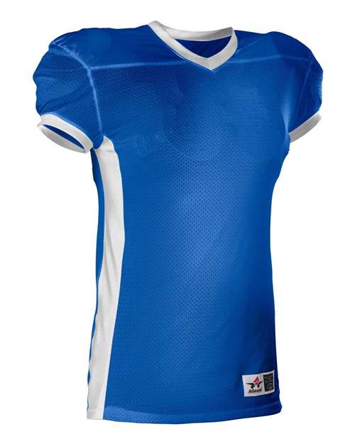 Alleson Athletic Youth Football Jersey (Part 1 of 2) - Royal/ White