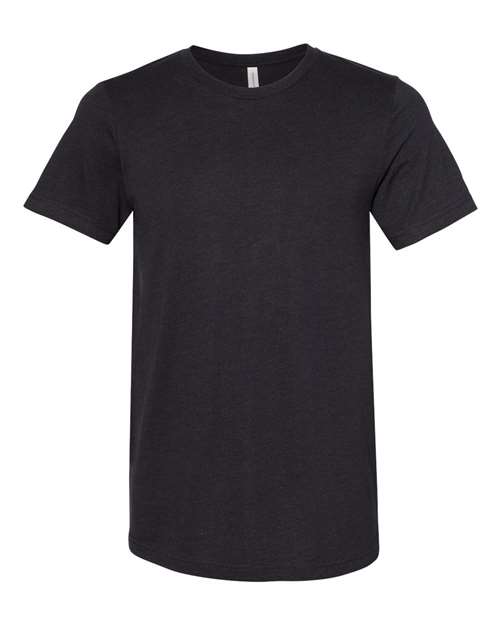 BELLA + CANVAS Unisex Sueded Tee - Black Heather