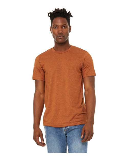 BELLA + CANVAS Unisex Sueded Tee - Heather Autumn