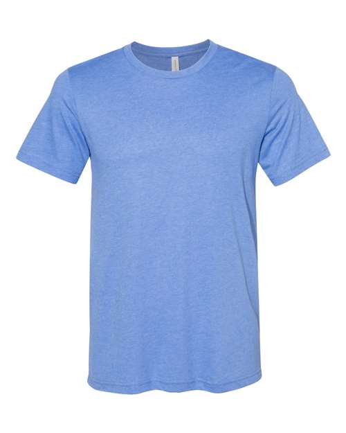 BELLA + CANVAS Unisex Sueded Tee - Heather Columbia Blue