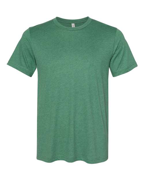 BELLA + CANVAS Unisex Sueded Tee - Heather Grass Green