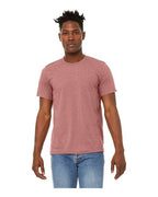 BELLA + CANVAS Unisex Sueded Tee - Heather Mauve