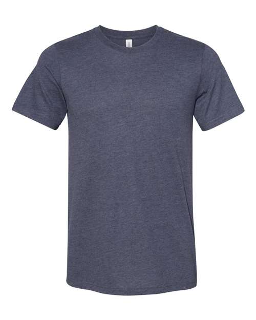 BELLA + CANVAS Unisex Sueded Tee - Heather Midnight Navy