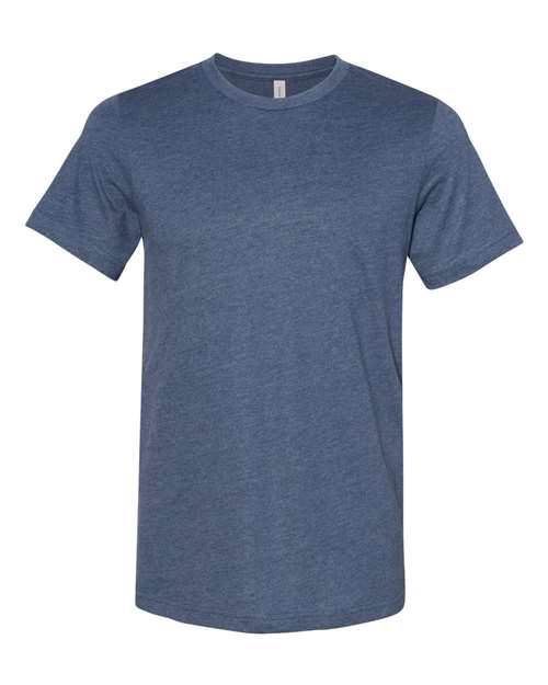 BELLA + CANVAS Unisex Sueded Tee - Heather Navy