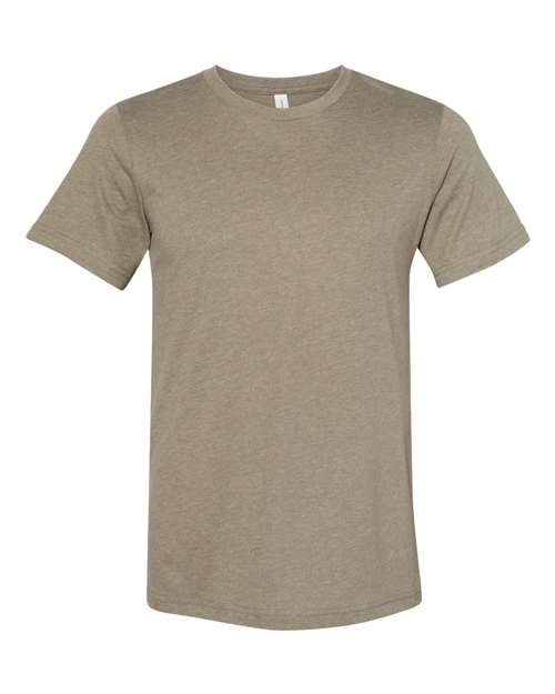 BELLA + CANVAS Unisex Sueded Tee - Heather Olive