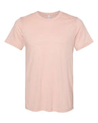 BELLA + CANVAS Unisex Sueded Tee - Heather Peach