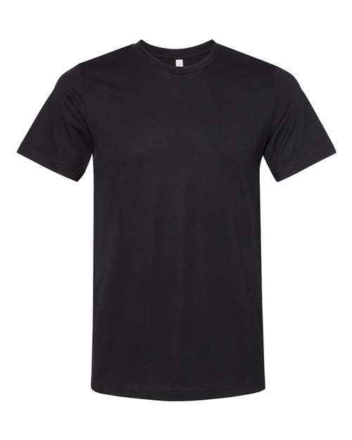 BELLA + CANVAS Unisex Sueded Tee - Solid Black Blend