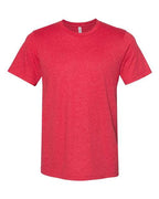 BELLA + CANVAS Unisex Sueded Tee - Heather Red