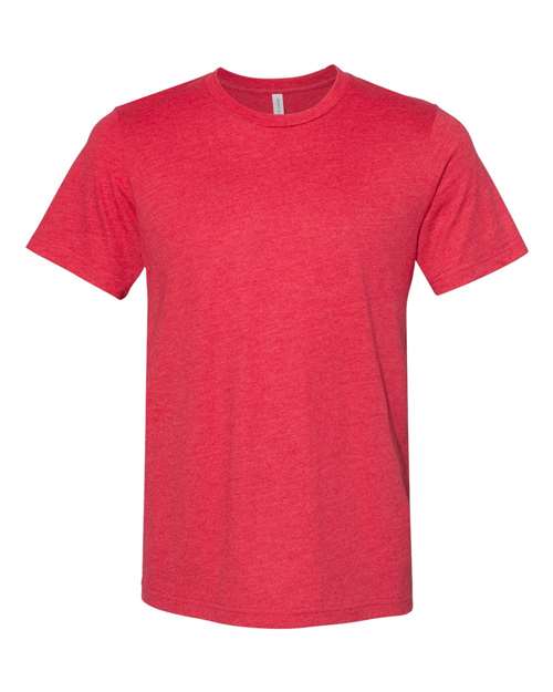 BELLA + CANVAS Unisex Sueded Tee - Heather Red