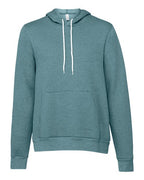 BELLA + CANVAS Unisex Sponge Fleece Hoodie Sweatshirt (Part 2 of 4) - Heather Deep Teal
