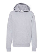 BELLA + CANVAS Youth Sponge Fleece Hoodie Sweatshirt - Athletic Heather